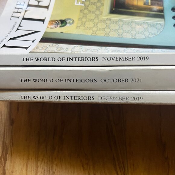 World of Interiors Design Magazines 2019 Nov Dec 2021 Oct Lot of 3 Collectibles - Picture 2 of 12
